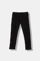 United Colors of Benetton legginsy dziecięce dzianina czarny 3K1CCF03M.G.Seasonal