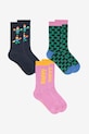 Bobo Choses skarpetki dziecięce Happy 3-pack różowy 225FI001