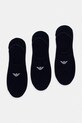 Emporio Armani Underwear skarpety stopki męskie 3-pack granatowy EM000548.AF14446