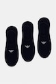 Emporio Armani Underwear skarpety stopki męskie 3-pack granatowy EM000548.AF14446