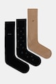 BOSS calzini pacco da 3 stampa all-over nero 50543650