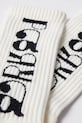Κάλτσες by Parra Tokyo logo crew 54265 λευκό AW25