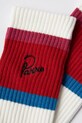 by Parra skarpetki Signature striped crew 54260 czerwony AW25