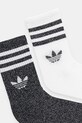 Носки adidas Originals 3-Stripes 2 шт JV6049 чёрный AW25
