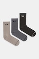 Diesel șosete SKM-D-TENNIS-CREW 3-pack sosete lungi bej A17883.0LKBI