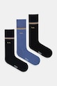 Ponožky Paul Smith 3-pak dlhé ponožky čierna M1A.SOCK.TLOGO