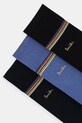 Paul Smith skarpetki 3-pack M1A.SOCK.TLOGO czarny AW25