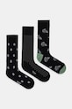 Ponožky Paul Smith 3-pak dlhé ponožky čierna M1A.SOCK.TNOV
