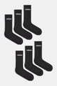 Носки adidas 6 шт мелкий узор чёрный JL6094
