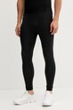 Hummel legginsy treningowe dzianina czarny 225539