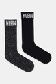 Calvin Klein Jeans skarpetki 2-pack wzorzyste czarny 701235978