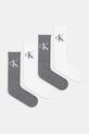 Calvin Klein Jeans calzini pacco da 4 piccola impronta grigio 701235982