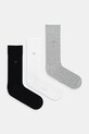 Calvin Klein skarpetki 3-pack skarpetki długie biały 701234208