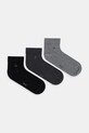 Calvin Klein skarpetki 3-pack skarpetki długie szary 701234209