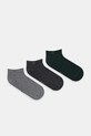Calvin Klein skarpetki 3-pack skarpetki krótkie zielony 701234366