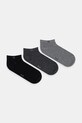 Calvin Klein skarpetki 3-pack skarpetki krótkie szary 701234366