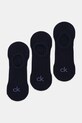 Calvin Klein skarpetki 3-pack skarpetki krótkie granatowy 701236412