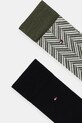 Tommy Hilfiger skarpetki 2-pack 701236309 zielony AW25