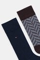 Tommy Hilfiger skarpetki 2-pack 701236309 brązowy AW25