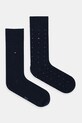 Ponožky Tommy Hilfiger 2-pak dlhé ponožky tmavomodrá 701236311