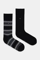 Tommy Hilfiger skarpetki 2-pack wzorzyste czarny 701236312
