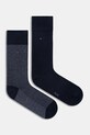Tommy Hilfiger skarpetki 2-pack wzorzyste granatowy 701236313
