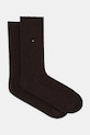 Tommy Hilfiger calze con lana calzini marrone 701236316