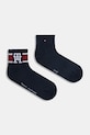 Κάλτσες Tommy Hilfiger 2-pack εμπριμέ σκούρο μπλε 701236322
