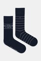 Κάλτσες Tommy Hilfiger 2-pack ψηλές κάλτσες σκούρο μπλε 701236634