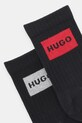 HUGO skarpetki 2-pack 50546665 czarny AW25