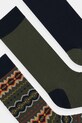 Barbour skarpetki 3-pack MGS0099 zielony AW25