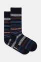 Шкарпетки з додаванням вовни Barbour довгі шкарпетки чорний MSO0062