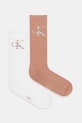 Calvin Klein Jeans calzini pacco da 2 calzini bianco 701228802