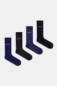 Κάλτσες Calvin Klein 4-pack λεπτό μοτίβο μπλε 701235980