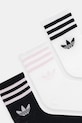 adidas Originals șosete 3-Stripes 3-pack JV7405 alb AW25