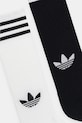 adidas Originals șosete 3-Stripes 2-pack JV7413 alb AW25