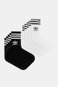 adidas Originals zokni 3-Stripes 10 pár hosszúszárú zokni fehér JY0231