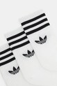adidas Originals șosete 3-Stripes 3-pack JZ4932 alb AW25