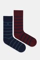 Dětské ponožky United Colors of Benetton dlouhé ponožky burgundské 6AO427035