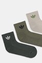 adidas Originals șosete 3-pack JV8594 verde AW25