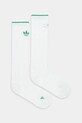 Κάλτσες adidas Originals ψηλές κάλτσες λευκό JW0047
