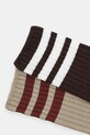 adidas Originals skarpetki z domieszką lnu 3-Stripes 2-pack JX5201 brązowy AW25