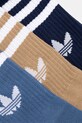 Одяг Шкарпетки adidas Originals 3-Stripes 3-pack JZ4941 блакитний