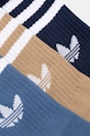 Odzież adidas Originals skarpetki 3-Stripes 3-pack JZ4941 niebieski