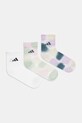 Κάλτσες adidas Tie Dye 3-pack ψηλές κάλτσες λευκό JV8487