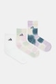 adidas skarpetki Tie Dye 3-pack skarpetki długie biały JV8487