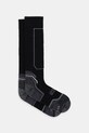 Jack Wolfskin skarpetki z dodatkiem wełny SKI MERINO czarny A65244