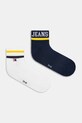 Tommy Jeans skarpetki 2-pack skarpetki długie granatowy 701236467