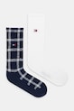 Ponožky Tommy Jeans 2-pack potisk námořnická modř 701236476