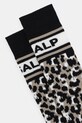 Fusalp skarpety z dodatkiem wełny Leopard I3717 brązowy AW25
